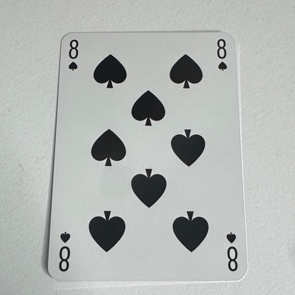 Louis Vuitton Playing Card - 8 Black Spades